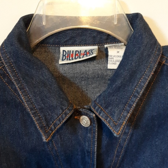 Bill Blass Denim Jacket, size M - Picture 2 of 4